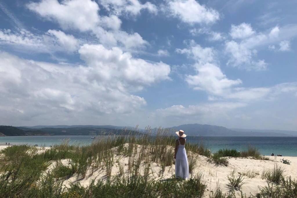 Апартаменти Junto Camino De Santiago,1ª Linea De Playa Фістерра Екстер'єр фото
